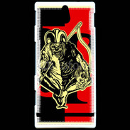 Coque Sony Xperia U Tête de Mort Joker