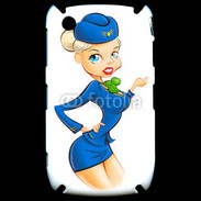 Coque Blackberry 8520 Hôtesse de l'air