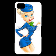 Coque Blackberry Z10 Hôtesse de l'air