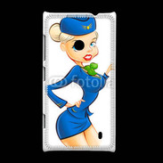 Coque Nokia Lumia 520 Hôtesse de l'air