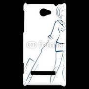 Coque HTC Windows Phone 8S Hôtesse de l'air 2