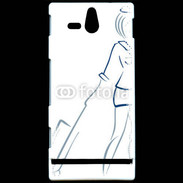 Coque Sony Xperia U Hôtesse de l'air 2
