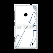Coque Nokia Lumia 520 Hôtesse de l'air 2