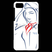 Coque Blackberry Z10 Hôtesse de l'air 4