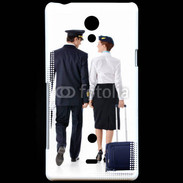 Coque Sony Xperia T Commandant de bord et hôtesse de l'air