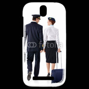 Coque HTC One SV Commandant de bord et hôtesse de l'air