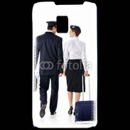 Coque LG P990 Commandant de bord et hôtesse de l'air