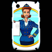 Coque Blackberry 8520 Hôtesse de l'air 5