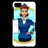 Coque Blackberry Z10 Hôtesse de l'air 5