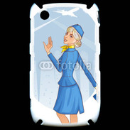 Coque Blackberry 8520 Hôtesse de l'air 6