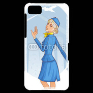Coque Blackberry Z10 Hôtesse de l'air 6