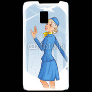 Coque LG P990 Hôtesse de l'air 6