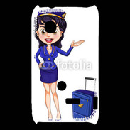 Coque Sony Xperia Typo Hôtesse de l'air 7