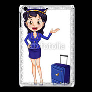 Coque iPadMini Hôtesse de l'air 7