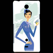 Coque Sony Xperia T Hôtesse de l'air 8