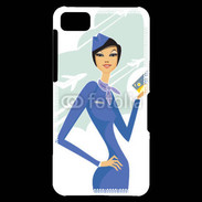Coque Blackberry Z10 Hôtesse de l'air 8