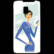 Coque LG P990 Hôtesse de l'air 8