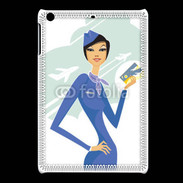 Coque iPadMini Hôtesse de l'air 8