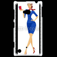 Coque Nokia Lumia 720 Hôtesse de l'air 9