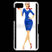 Coque Blackberry Z10 Hôtesse de l'air 9