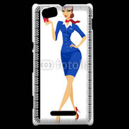 Coque Sony Xperia M Hôtesse de l'air 9