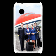 Coque Sony Xperia Typo Commandant de bord et hôtesse de l'air 3