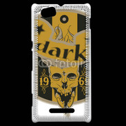 Coque Sony Xperia M Dark Tête de mort