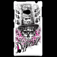 Coque Nokia Lumia 720 Tête de Mort Difficult