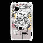 Coque Sony Xperia Typo Tête de Mort Skull King