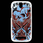 Coque HTC One SV Tête de Mort Traficant