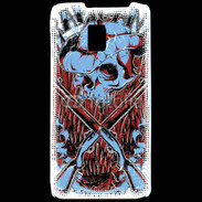 Coque LG P990 Tête de Mort Traficant