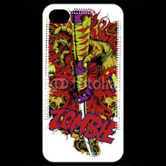 Coque iPhone 4 / iPhone 4S Tête de Mort Zombie 35