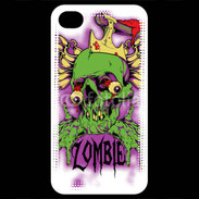 Coque iPhone 4 / iPhone 4S Tête de Mort Zombie 45