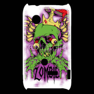 Coque Sony Xperia Typo Tête de Mort Zombie 45