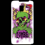 Coque LG P990 Tête de Mort Zombie 45