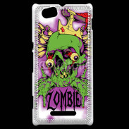 Coque Sony Xperia M Tête de Mort Zombie 45