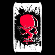 Coque Sony Xperia Typo Tête de Mort en Rouge et Noir