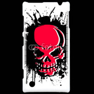 Coque Nokia Lumia 720 Tête de Mort en Rouge et Noir