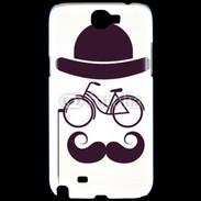 Coque Samsung Galaxy Note 2 Moustache vélo 10