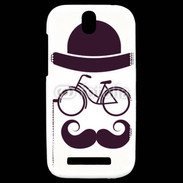 Coque HTC One SV Moustache vélo 10