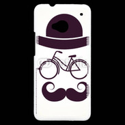 Coque HTC One Moustache vélo 10