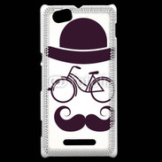 Coque Sony Xperia M Moustache vélo 10