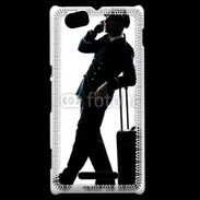Coque Sony Xperia M Commandant de bord 8