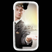 Coque HTC One SV Commandant de bord 14