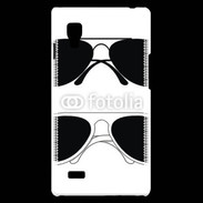 Coque LG Optimus L9 Lunettes aviator pilote 