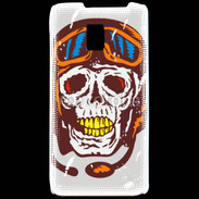 Coque LG P990 Tête de mort pilote