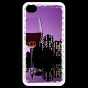 Coque iPhone 4 / iPhone 4S Verre de vin rouge