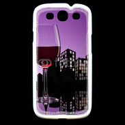Coque Samsung Galaxy S3 Verre de vin rouge
