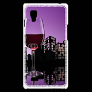 Coque LG Optimus L9 Verre de vin rouge