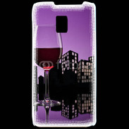 Coque LG P990 Verre de vin rouge